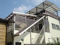 テラス・フェンス・階段・天場笠木工事